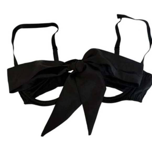 Coco De Mer Silk bow Bra NWOT 34B Fifty Shades of Grey Aveta - Picture 4 of 5